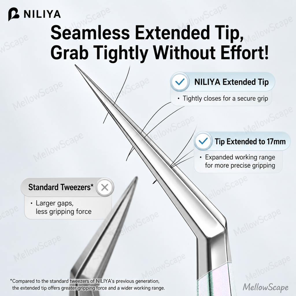 Niliya Stainless Steel Precision Tweezer