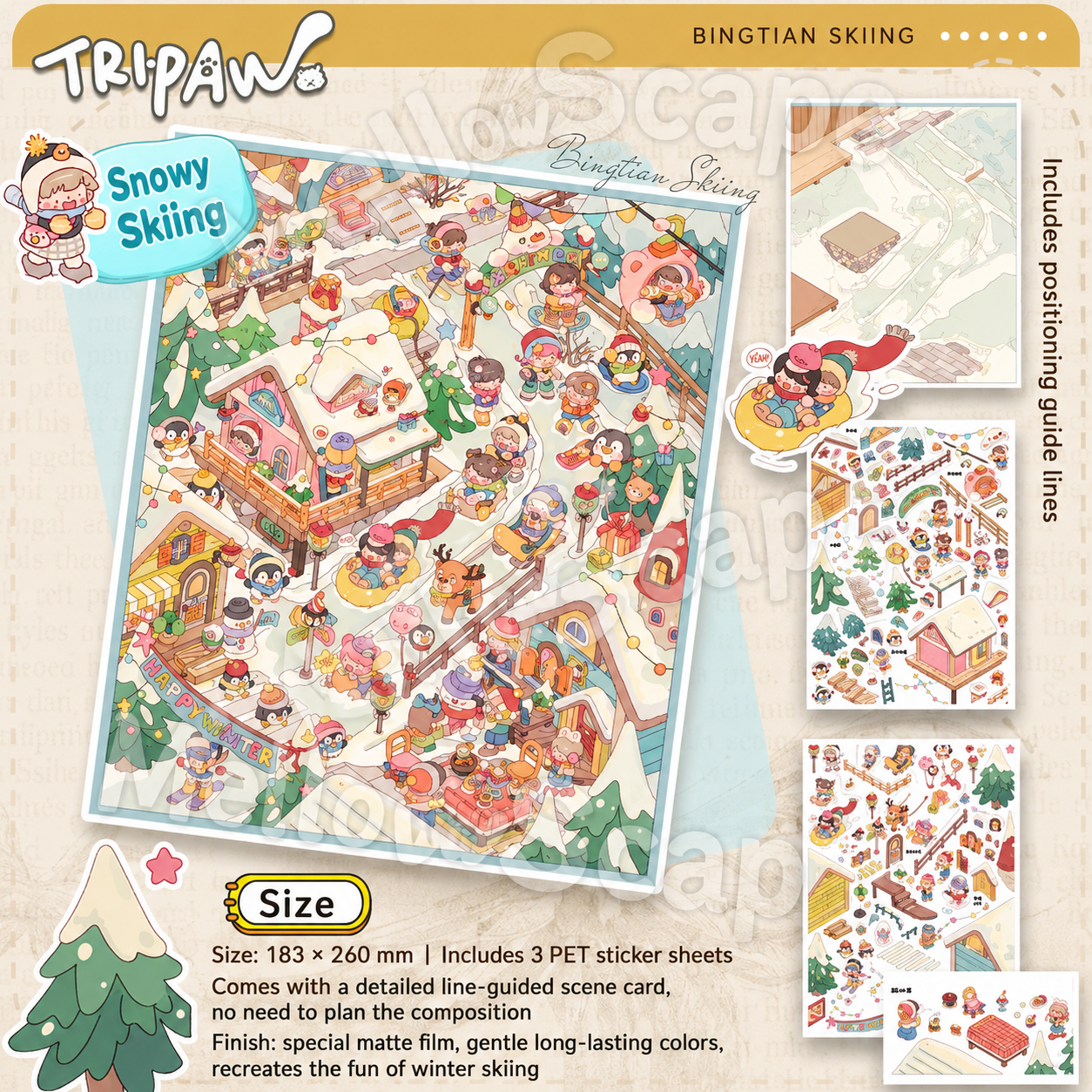Tri.Paw Scene Sticker 25.0