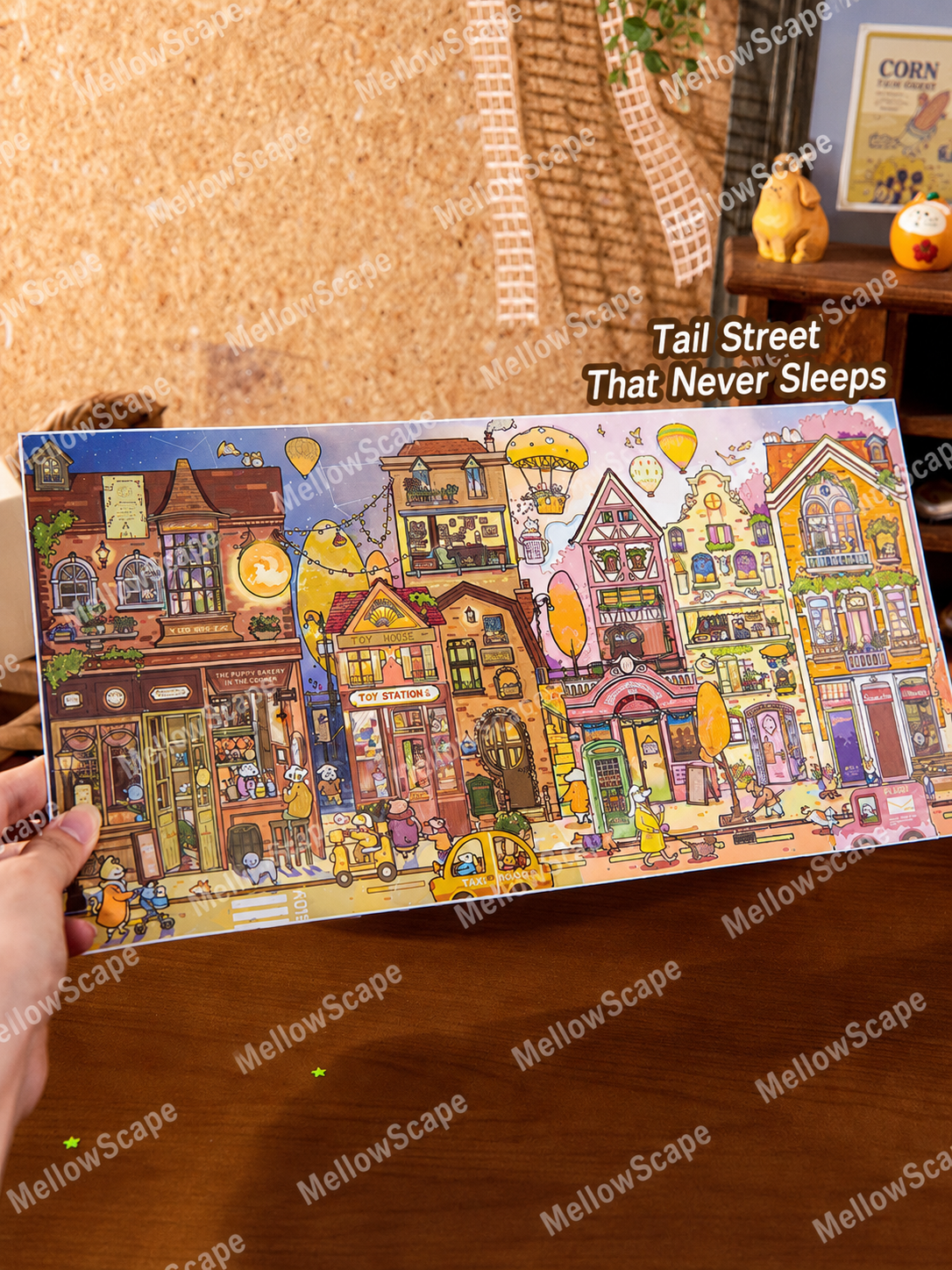MR Paper Scene Sticker - Animal town series